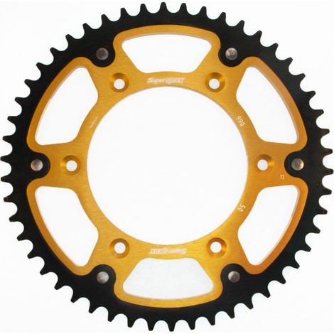 Piñón trasero Stealth Prox para KTM SX/EXC, color dorado, acero-aluminio, JTR897.50