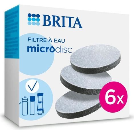 Cartouche filtre à eau Brita Pack de 6 filtres MicroDisc BRITA