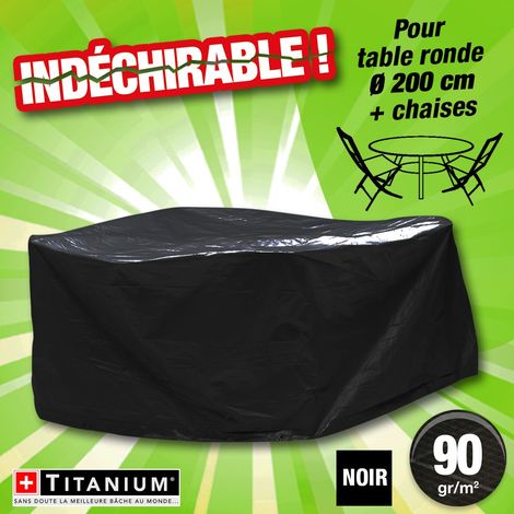 housse protection indechirable table ronde + chaises 200 (1/5)