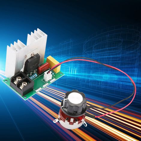 Elektronischer AC 0-220V 8000W AC-Motor-Drehzahlregler mit hoher Leistung (1/5)