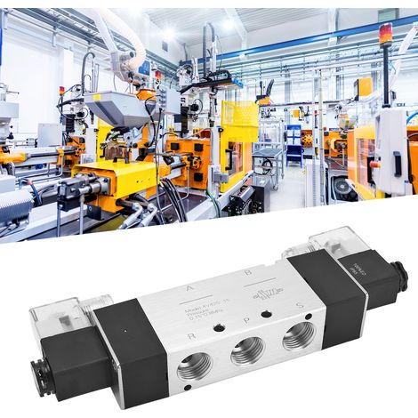 Électrovanne pneumatique 4V420-15, électrovanne 5 voies à 3 positions, vanne de commande pneumatique, 220 V CA (1/5)