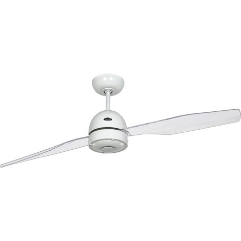 Ceiling Fan Libelle White 132cm / 52" with Remote
