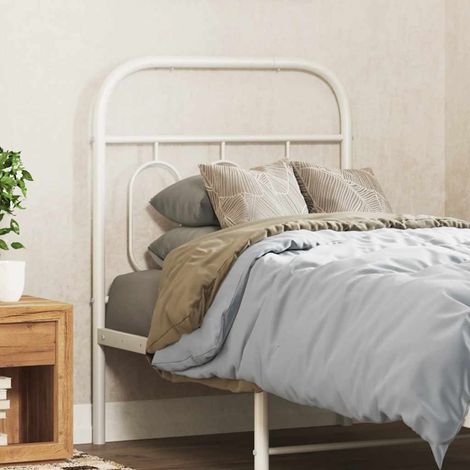 Ersatz-Kopfteil Metall Weiß 75 cm