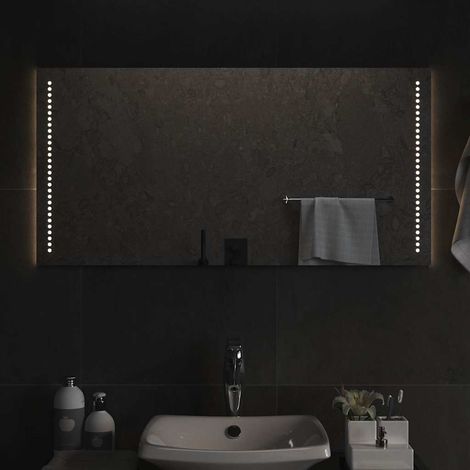 Miroir de salle de bain LED 100x50 cm