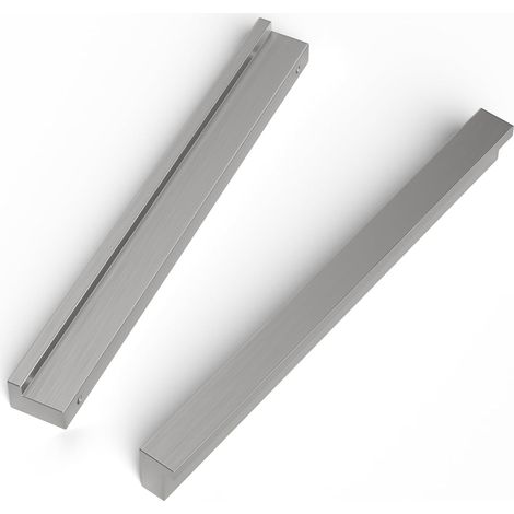 Lot de 10 Poignées meuble Acier inoxydable 160 mm Pour armoire cuisine Tiroir (1/5)