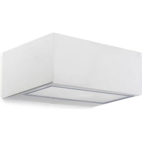 Leds-C4 Nemesis Aluminium - Applique murale d'extérieur à 1 lumière blanche IP44 (1/2)