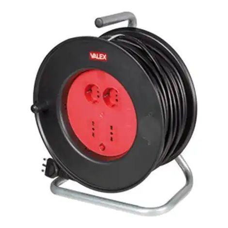 Avvolgicavo Valex Major 25 Metri Prolunga Elettrica 4 Prese Spina Italiana 16A