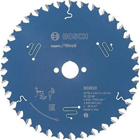 Bosch Expert per Legno Lama di Sega Circolare 165 mm 36 Denti