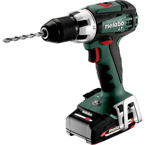 Trapano avvitatore a batteria Metabo BS 18 LT Compact con 2 batterie da 2,0Ah + caricabatterie in metaBOX