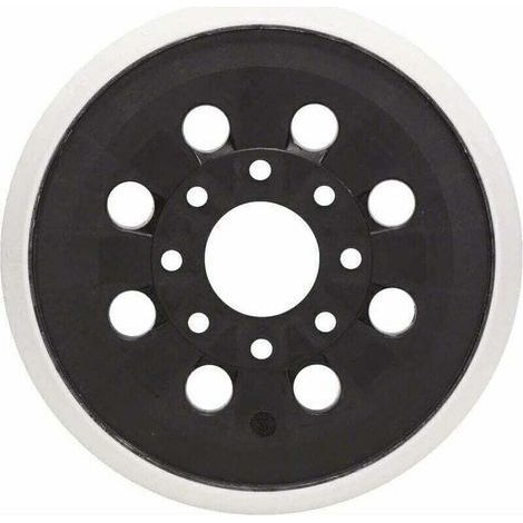 Lot de 2 patins abrasifs de rechange pour ponceuse orbitale, diamètre 127 mm, 8 trous, compatibles avec modèles Bosch GEX et PEX (1/5)
