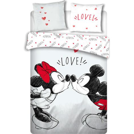 Funda nordica Love Mickey and Minnie Disney cama 135cm