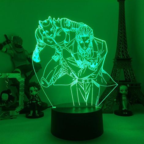 Veilleuse LED 3D Anime Jojo's Bizarre Adventure Kujo Jota (1/4)