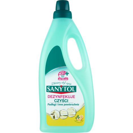 Sanytol – Desinfektionsmittel für Böden und Oberflächen, Zitrone & Olive, 1 l