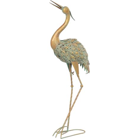 Statue héros métal décoration jardin extérieur 90 cm multicolore