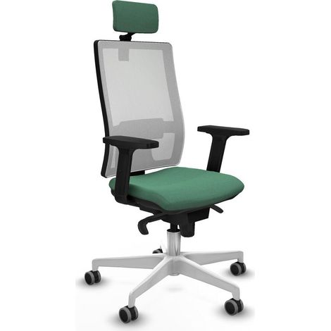 Piqueras y Crespo Horna Chaise de bureau vert émeraude (1/3)