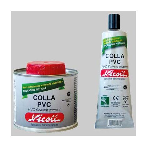COLLA PER PVC 'NICOLL'  Tubetto 125 ml     NICOLL