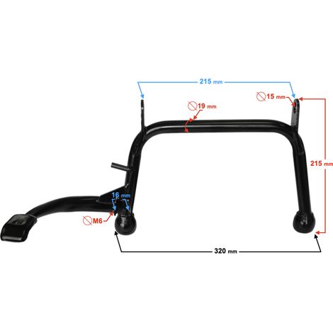 Soporte central Falcon 125 2 E5 (1/3)