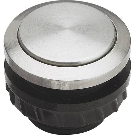 Bouton de sonnette simple Grothe 62060 acier inoxydable 12 V/1,5 A X92969 (1/2)