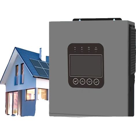 Onduleur solaire hybride, fonctionnement sans batterie, haute efficacité, 6.5KW-48V-WIFI (1/2)