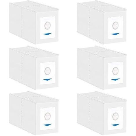 Sacs pour Ecovacs DEEBOT N30 Pro Omni, 6 Sacs Accessoires pour Aspirateur Ecovacs DEEBOT N30 Omni, 2,6L Grande Capacit Poussire Pices de Rechange Remplacement (1/5)