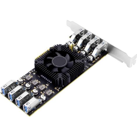 USB 3.2 PCI Express Adapter PCI-E auf 8-Port USB 3.2 Erweiterungskarte (1/5)