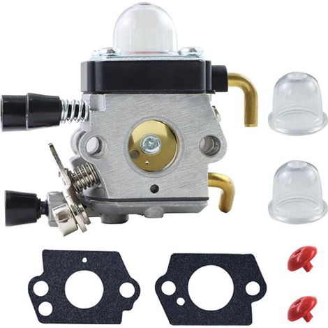 Carburatore C1Q-S97 con guarnizione. Compatibile con i decespugliatori STIHL FS38, FS45, FS46, FS55, FS45C, FS46C, FS55C, FS55R, FS55RC, KM55 e KM55C Kombi. (1/4)