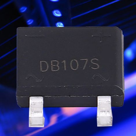 1A 1000V DB107S Mehrfachgleichrichterbrücke mit vollem Strom und voller Spannung (10 Stück) (1/5)