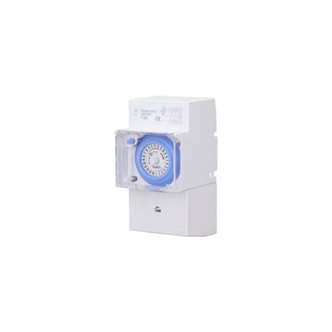 Minuterie Mécanique Étanche, Horloge Programmable 24h Programmateur pour Chauffe Eau Électrique