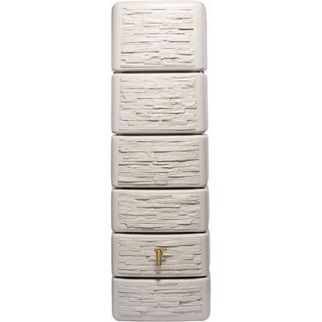 Raccoglitore acqua Garantia slim stone 300 litri polietilene
