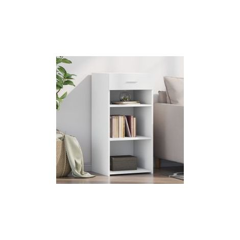Buffet blanc 45x42,5x93 bois d'ingénierie (1/5)