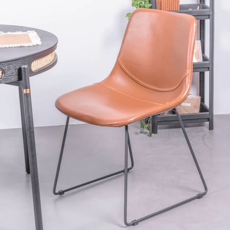 Nest Dream - Vintage-Industriestuhl - City - Orange