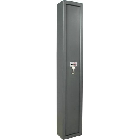 Arregui – Armoire de sécurité à fusils 2 fusils – ARM020325 – Acier 2mm – Serrure de sécurité 6 gorges – Dimensions 125,5 x 20,5 x 15 cm