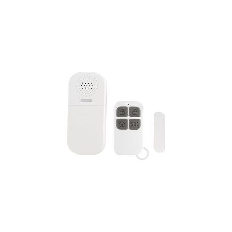 Alarme Porte et Fenêtre Magnétique 130 dB Télécommandes Incluses, Protection Sécurisée Anti Cambriolage pour Maison