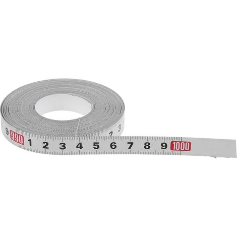 Mètre Ruban Règle Adhésive Auto-adhésif en Acier Carbone pour Mesure Précise Pratique et Polyvalente sur Établi et Bois (1/5)