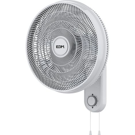 Ventilador de Pared EDM 33526 Blanco 50 W 55 W Ø 45 cm