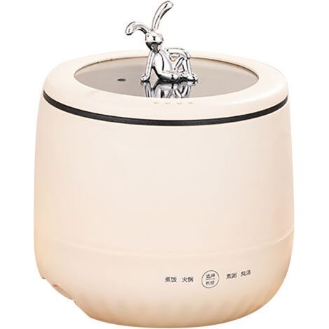 QORVA- Mini cuiseur à riz électrique intelligent antiadhésif de 1,8 l, pour soupe aux céréales, ragoûts de bouillie