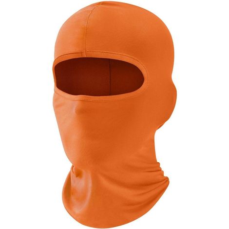 Sturmhaube mit UV-Schutz für Damen und Herren, multifunktional, orange (1/5)