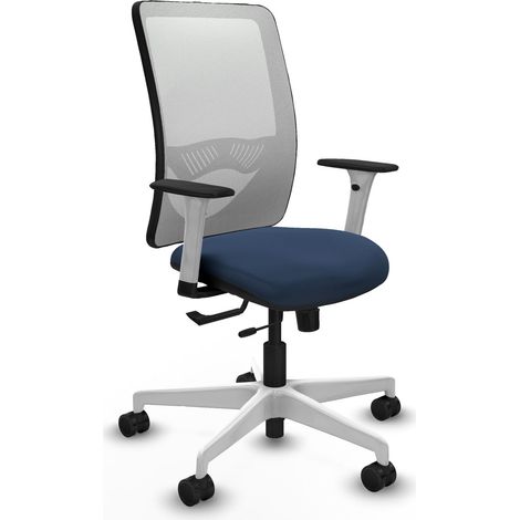 Silla de oficina piqueras y crespo Zulema blanco espuma alta densidad (1/2)