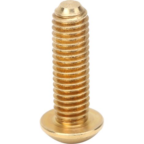 Vis à tête cylindrique creuse semi-circulaire en cuivre pur M620 (1/5)