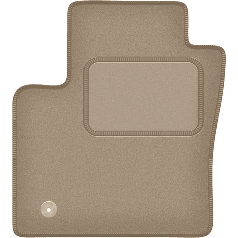 Tappetino in velluto per guidatore per: Toyota C-HR II crossover (2024-) beige