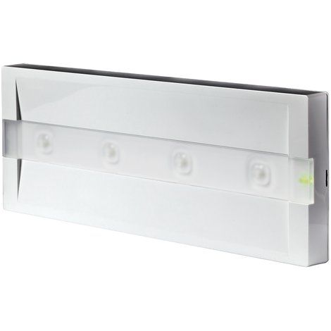 Beghelli 4341F UpLed Applique Emergenza LED 1H 200 Lumen colore Bianco