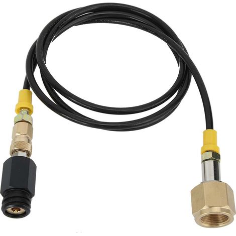 Adaptateur pour bouteille de CO2 1,5 m W21,8-14 DIN477, kit de tuyau haute pression, accessoires pour SodaStream (1/5)