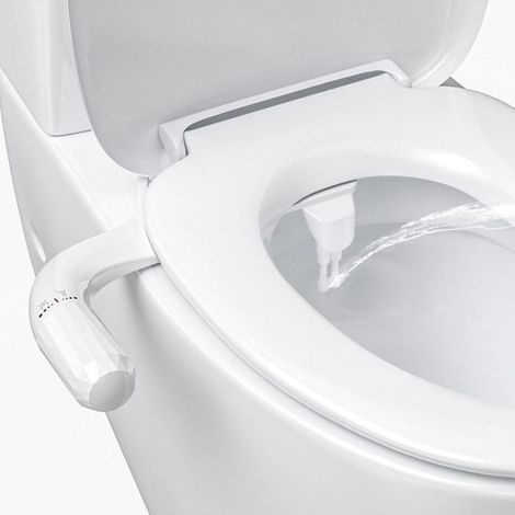 Bidet Toilette WC, Pulvérisateur Bidet non électrique bidet portable Bidet de gauche ultra-mince pour toilette Avec Pression d'eau (1/5)