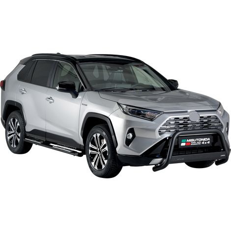 Pare-buffle Avant pour Toyota RAV4 XA50 Hybride 2019-2025 63 mm en Acier Noir (1/5)