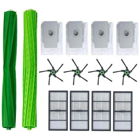 Ensemble 14 Pièces pour iRobot Roomba S9 S9+, Brosse Balayage Robotique, HEPA, Brosse Latérale et Sac à Poussière (1/5)