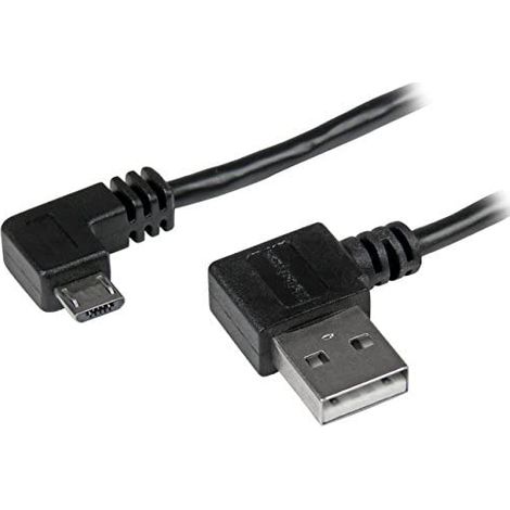 StarTech.com Micro USB Kabel mit rechts gewinkelten Anschlüssen - Stecker/Stecker - 1m (1/4)