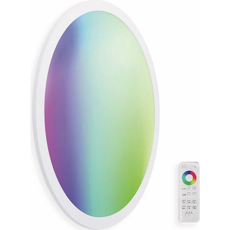 TINT LED-Panel MüLLER LICHT Loris, Ø45 cm, 1800 lm, 30 W, RGB, inkl. FB (1/5)