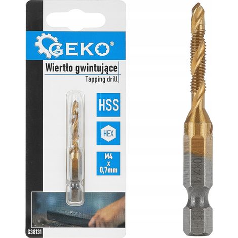 Foret taraudeur hexagonal HSS M4 x 0,7 mm (50/250) (1/3)