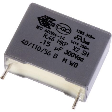 Kemet R46KN410000N1K 1 pc(s) Condensateur à film MKP sortie radiale 1 µF 10 % 22.5 mm W34691 (1/3)