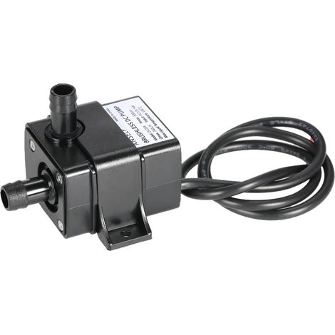 Mini pompe à eau/huile sans balais DC12V ultra-silencieuse, étanche et submersible, pour fontaines et aquariums. Débit : 240 l/h, puissance : 5 W, hauteur de refoulement : 3 m, température de fonction (1/5)